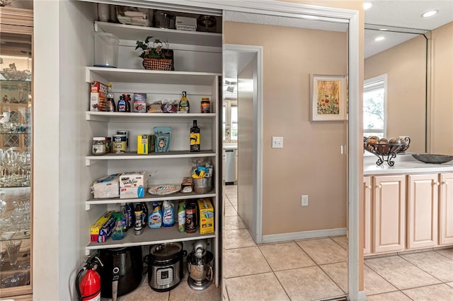 view of pantry