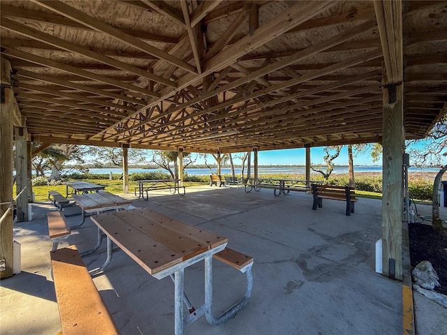 4714 Potomac Cir, Bradenton, FL 34210 - view of patio with a water view