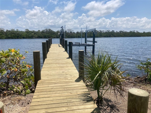 777 N Manasota Key Rd, Englewood, FL 34223 - dock area featuring a water view
