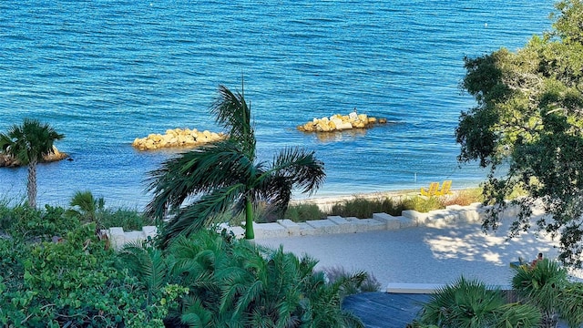 view of water feature