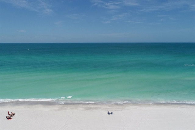 water view featuring a view of the beach