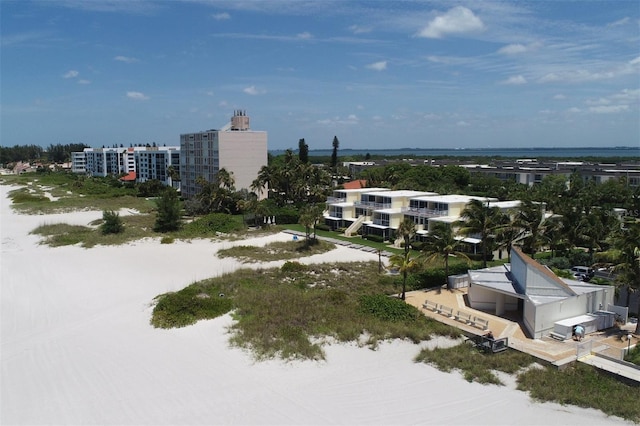 drone / aerial view featuring a view of city