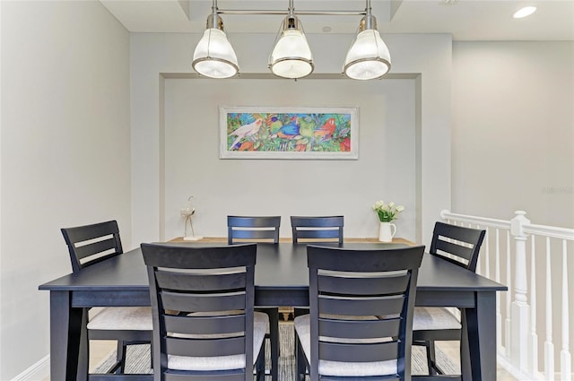 view of dining area