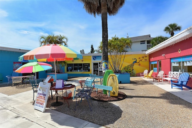 view of play area