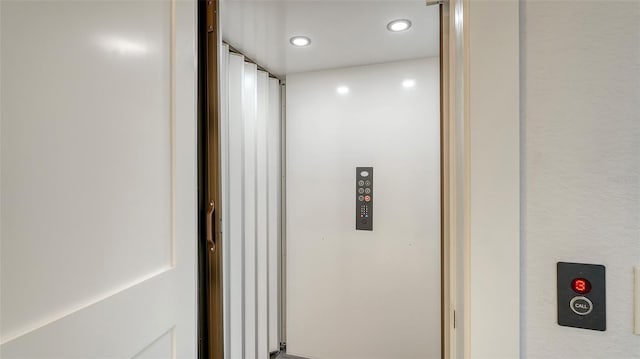 details with recessed lighting