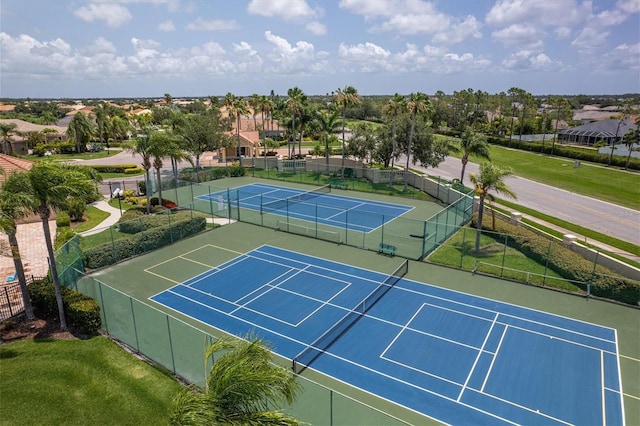 2773 Harvest Dr, Sarasota, FL 34240 - view of sport court featuring fence