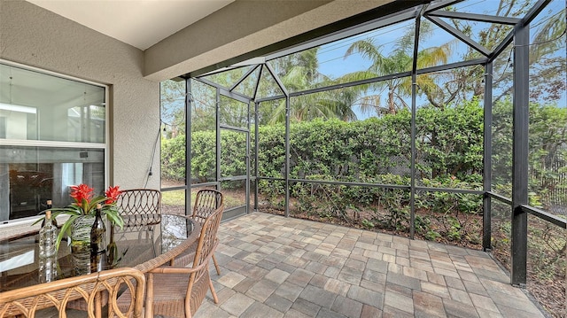 sunroom / solarium with plenty of natural light