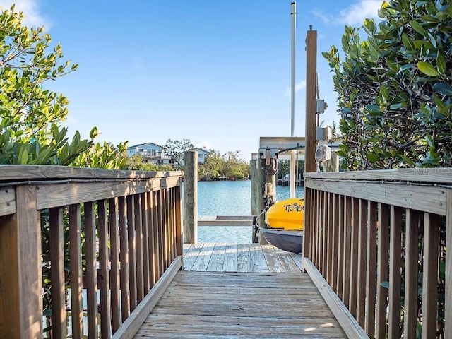 114 Gull Dr, Anna Maria, FL 34216 - surrounding community featuring a water view and a boat dock