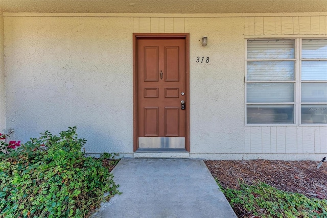 view of entrance to property