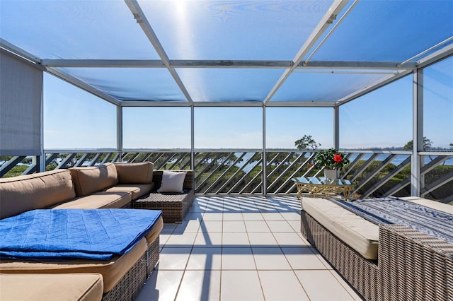 sunroom / solarium featuring plenty of natural light