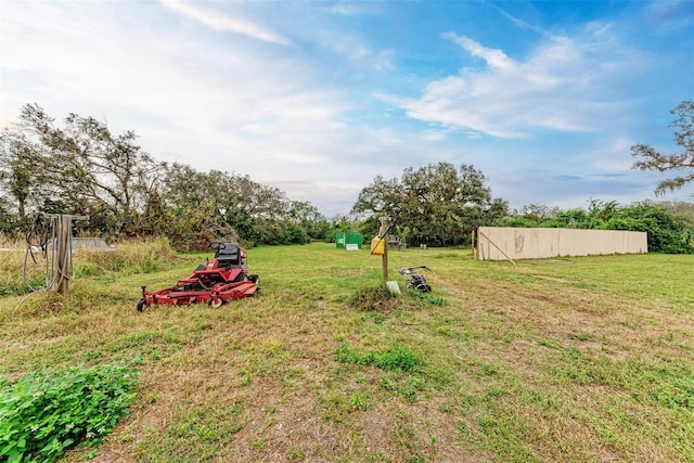 view of yard