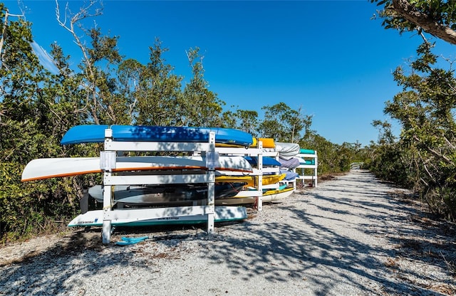 view of dock