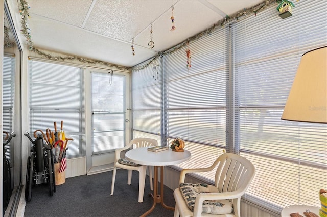 sunroom / solarium featuring plenty of natural light