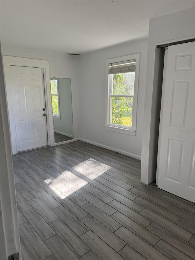 interior space featuring light hardwood / wood-style flooring