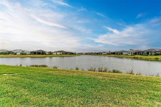 water view featuring a residential view