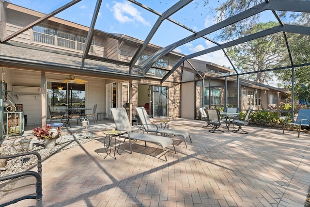 exterior space with a lanai