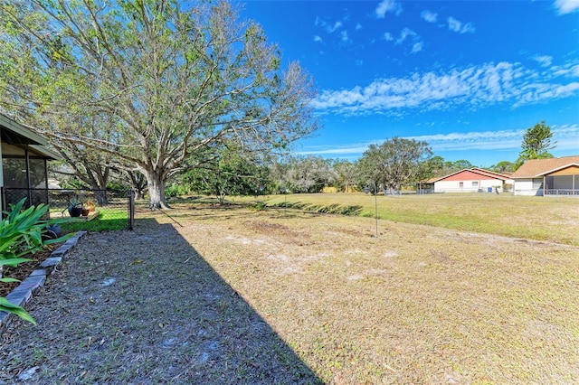 view of yard