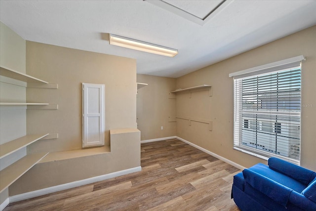 interior space featuring light hardwood / wood-style flooring