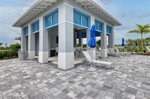 rear view of house featuring a patio area