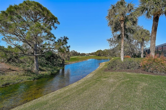 view of water feature