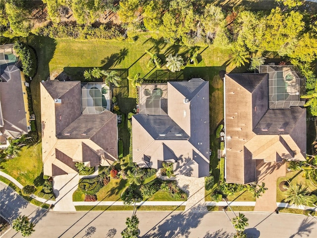 birds eye view of property featuring a residential view