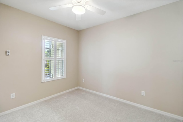 4891 Maymont Park Cir, Bradenton, FL 34203 - carpeted empty room featuring ceiling fan