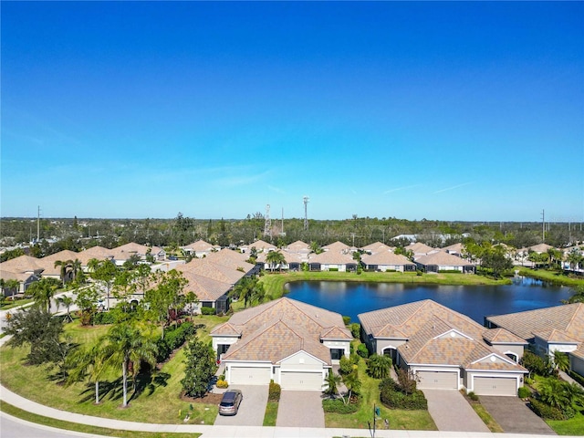 4891 Maymont Park Cir, Bradenton, FL 34203 - aerial view featuring a water view