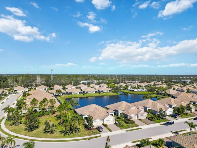 4891 Maymont Park Cir, Bradenton, FL 34203 - aerial view with a water view
