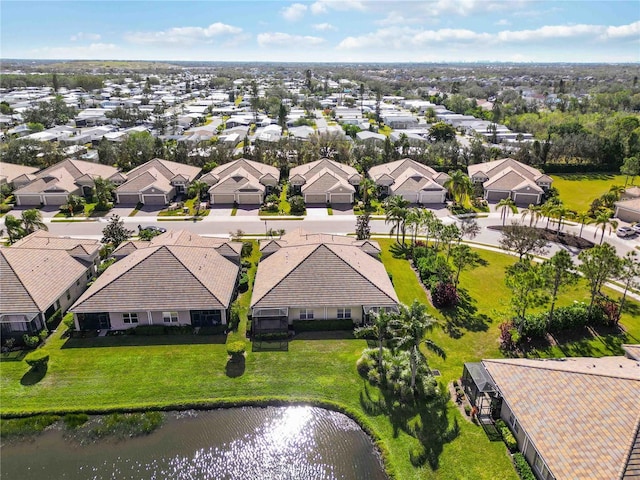 4891 Maymont Park Cir, Bradenton, FL 34203 - birds eye view of property featuring a water view
