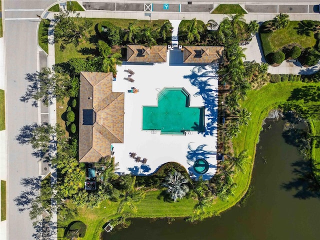 4891 Maymont Park Cir, Bradenton, FL 34203 - drone / aerial view featuring a water view