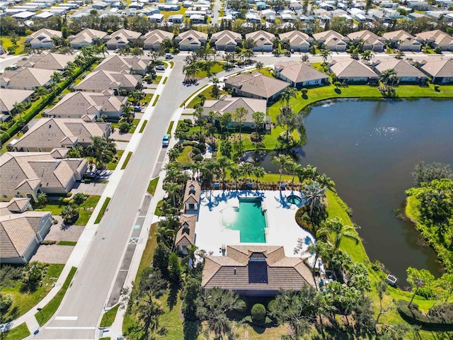 4891 Maymont Park Cir, Bradenton, FL 34203 - drone / aerial view featuring a water view