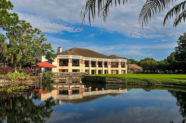 property view of water