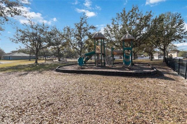 view of jungle gym