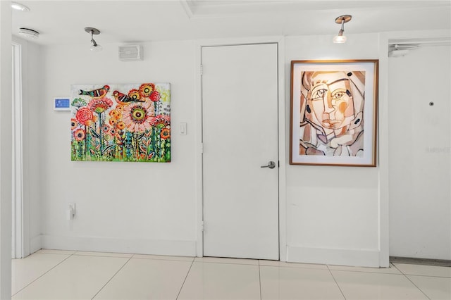 interior space featuring tile patterned floors