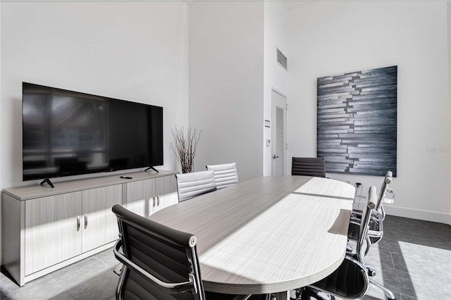 view of dining area