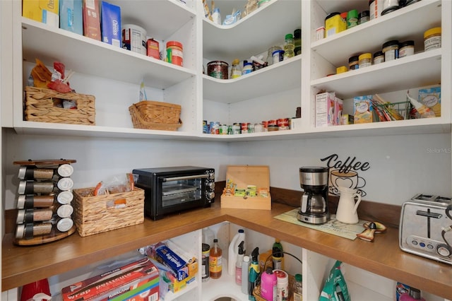 view of pantry