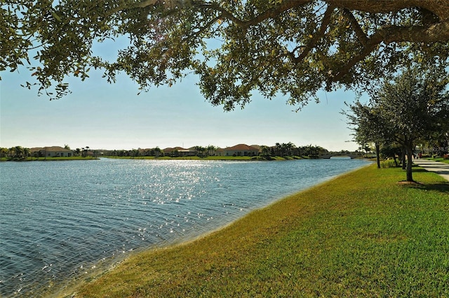 view of water feature