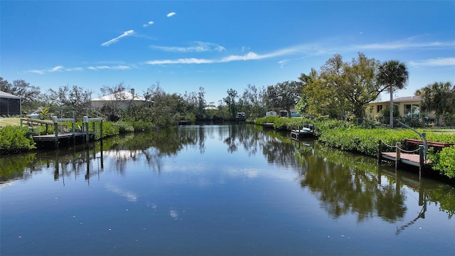 view of water feature