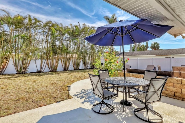 view of patio