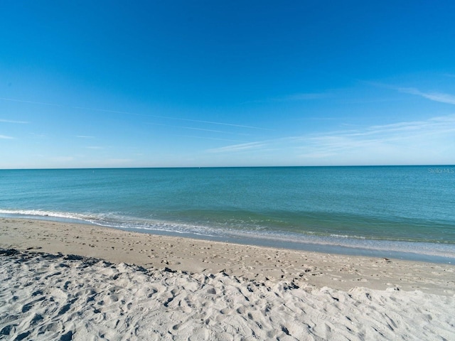 water view featuring a beach view