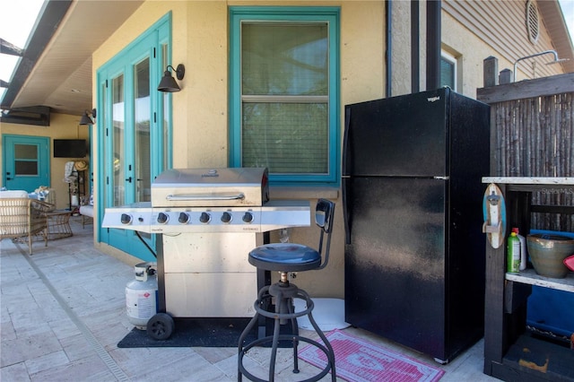 view of patio / terrace featuring area for grilling