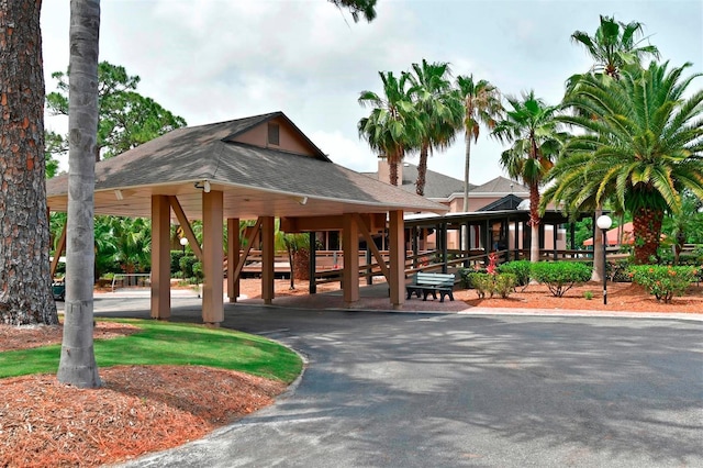 view of property's community featuring a gazebo