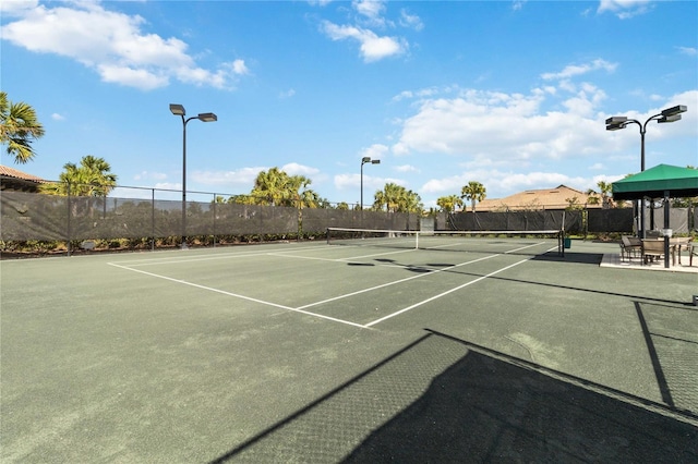 view of tennis court