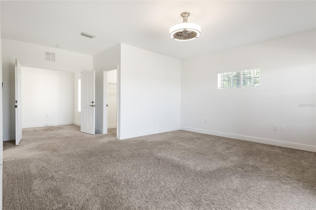 empty room with light carpet