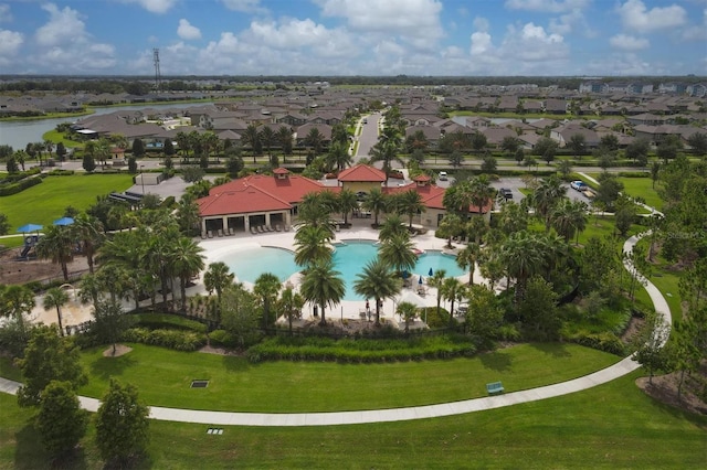 6428 Devesta Loop, Palmetto, FL 34221 - aerial view of residential area featuring a pool