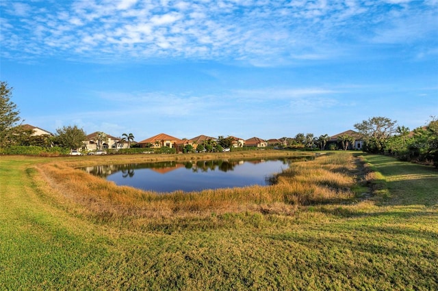 property view of water