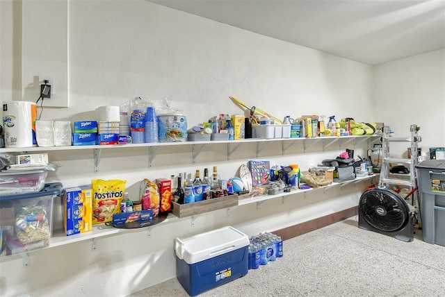 view of clothes washing area