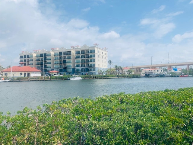 property view of water