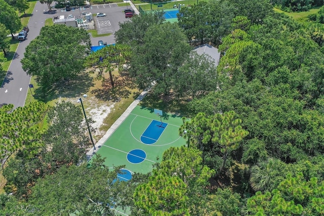 view of sport court featuring community basketball court