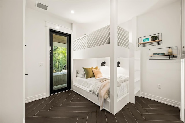 bedroom featuring access to exterior